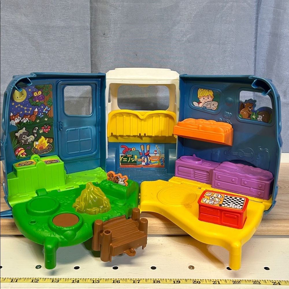 Fisher Price Little People's Camping Van with Music Singing & Motor Sounds 2015